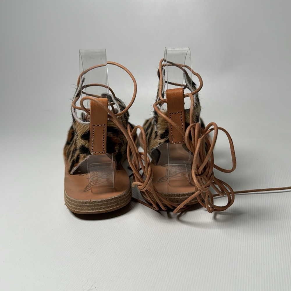 Ancient Greek Sandals Antigone Lace-Up Calf Hair Sandal - sz 38 - Picture 6 of 7